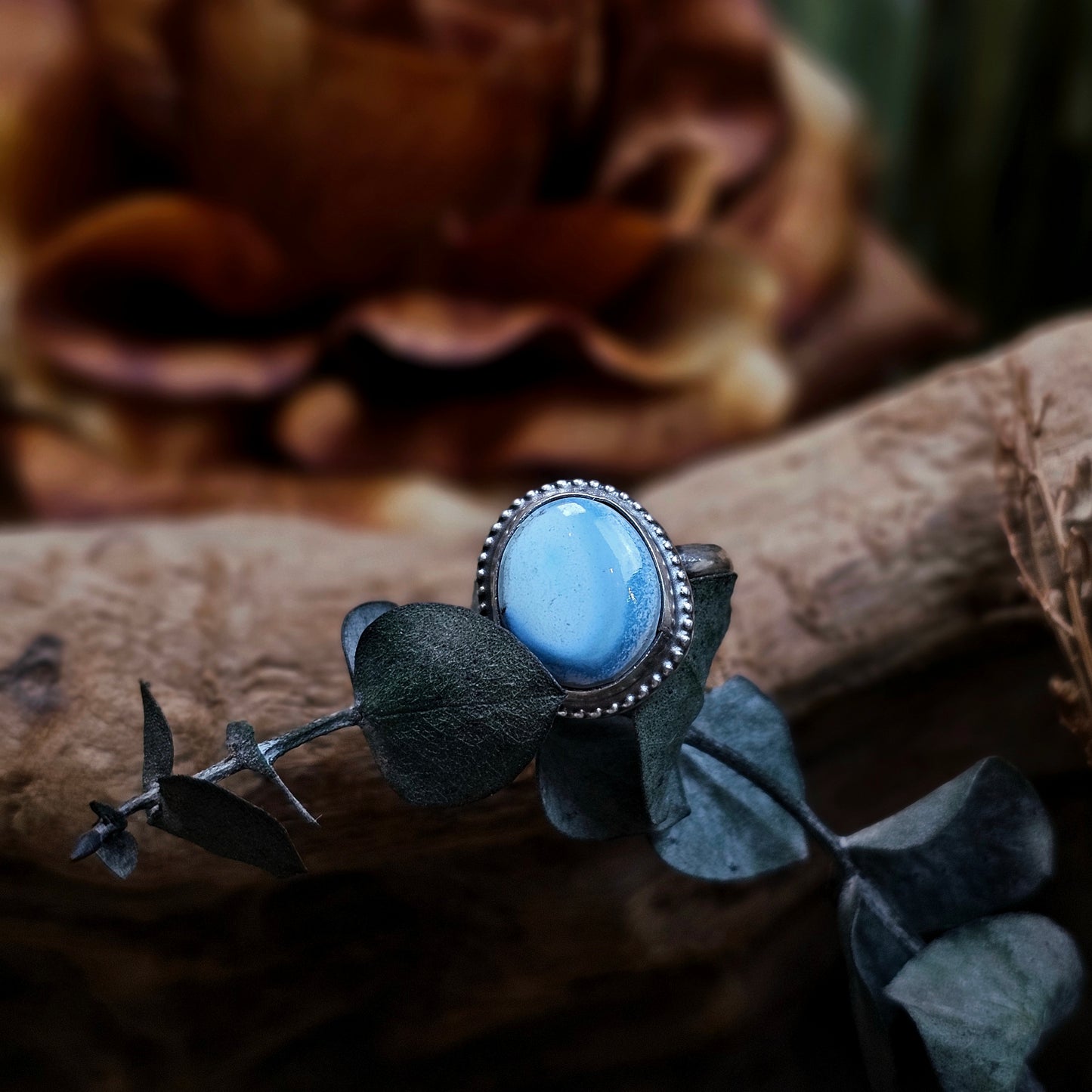 Golden Hills Turquoise Ring - Size 7