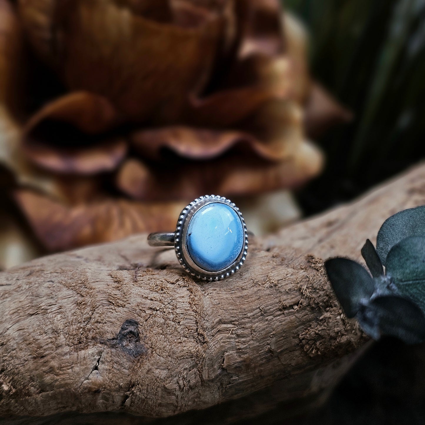Golden Hills Turquoise Ring - Size 7