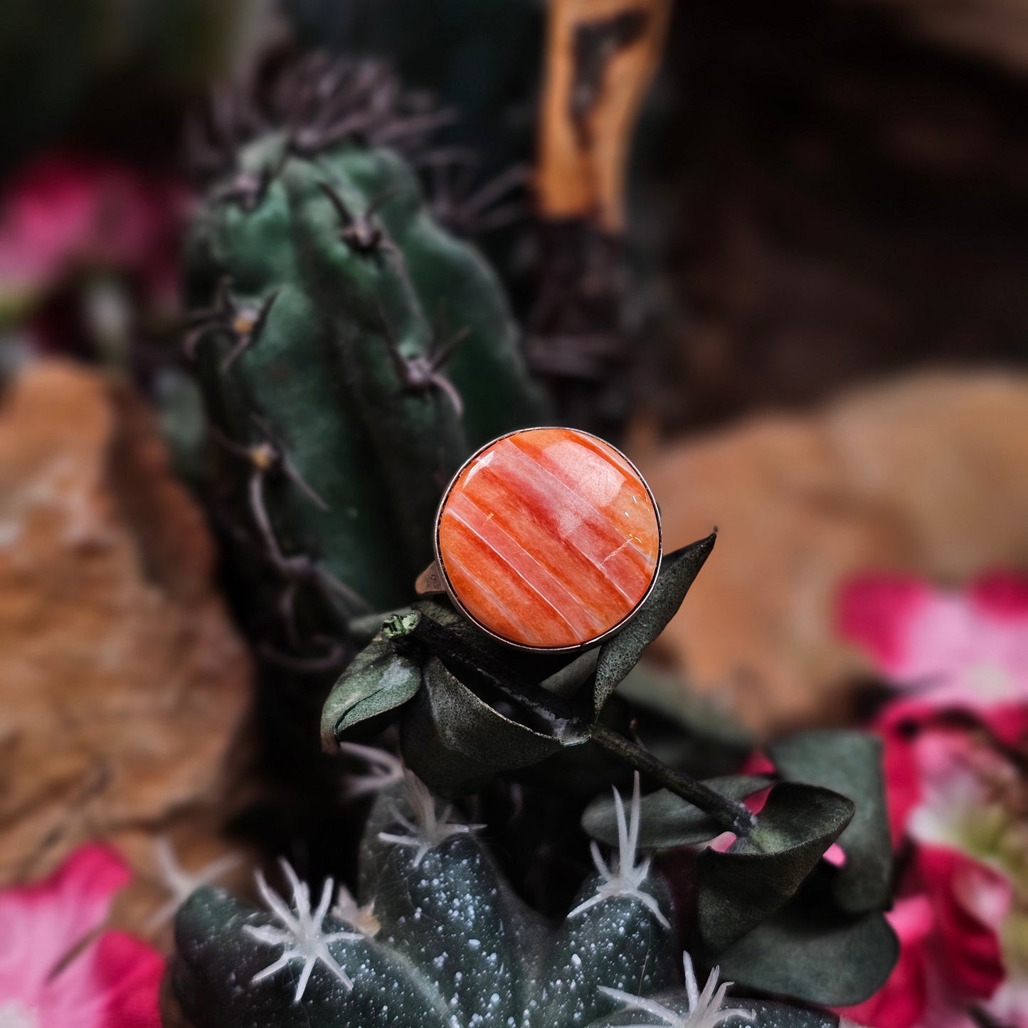 Spiny Oyster Ring - Size 7.5