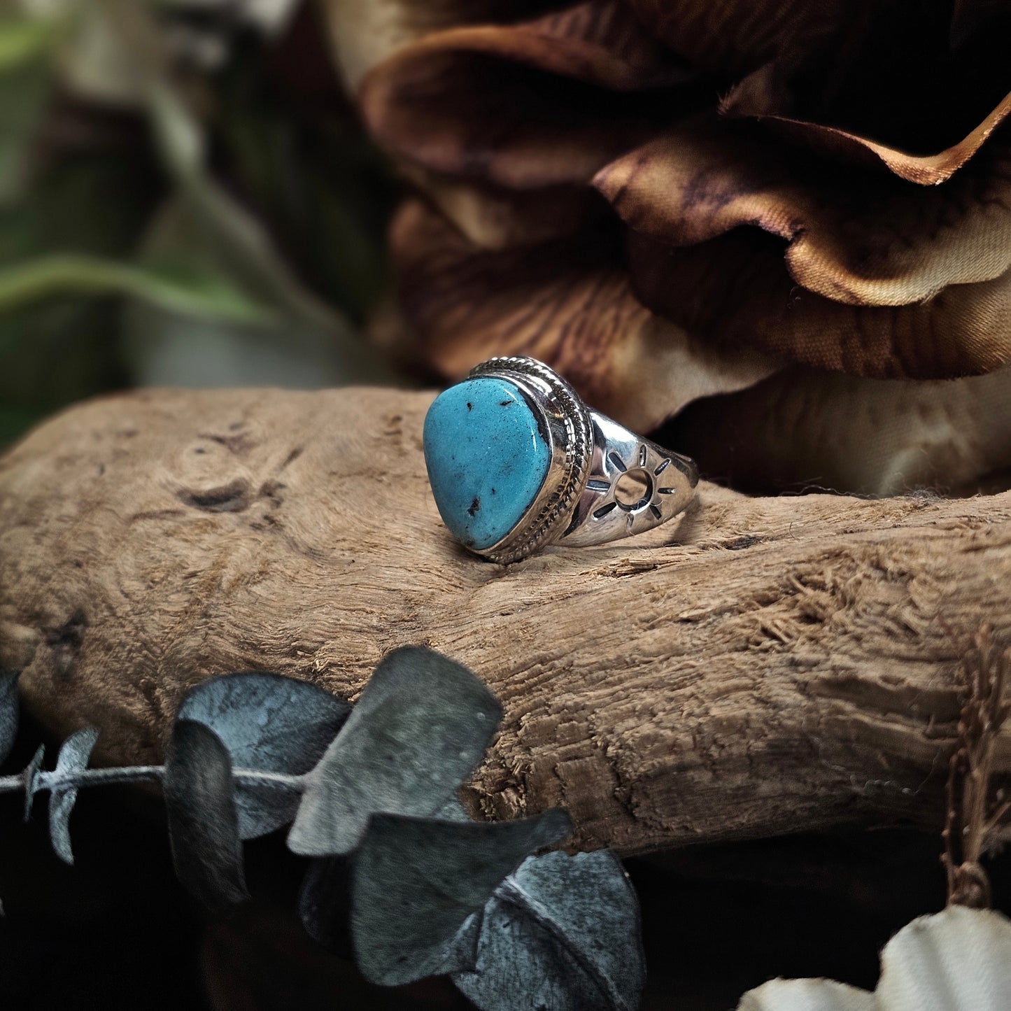 Kingman Turquoise Ring - Size 9