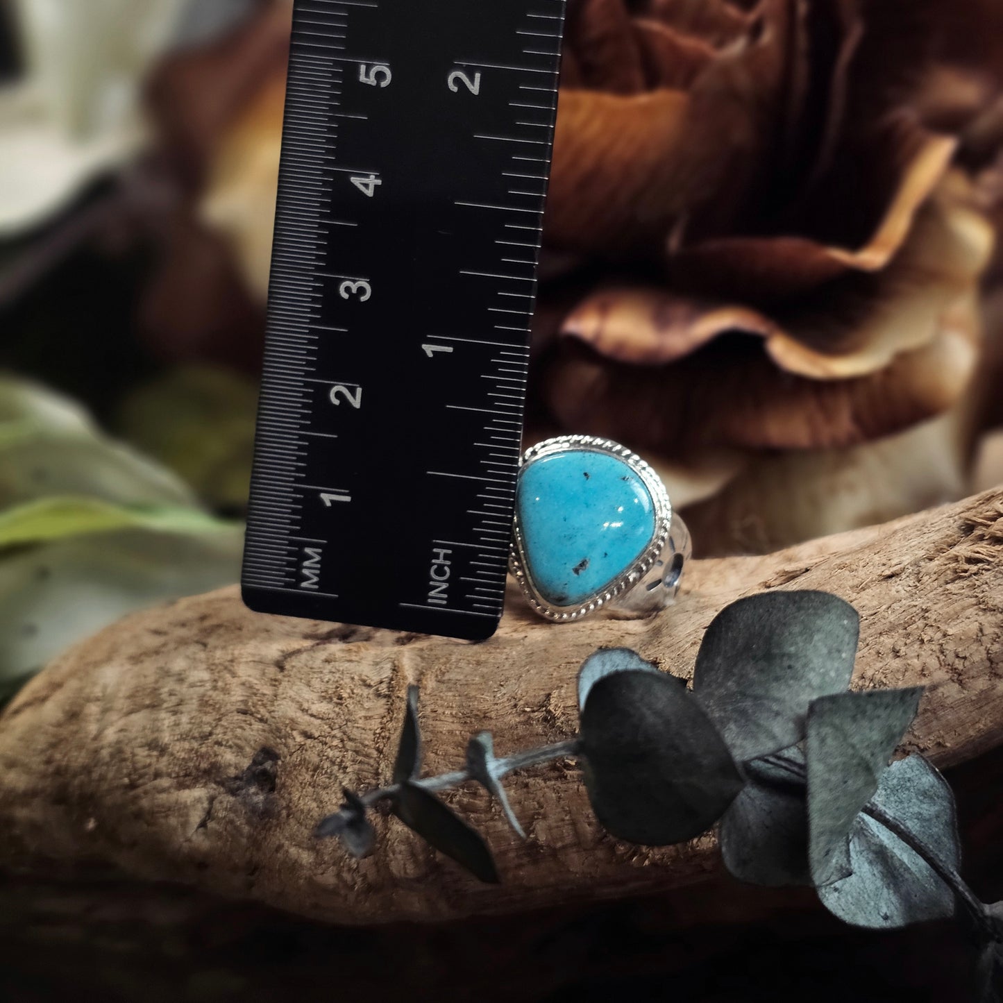 Kingman Turquoise Ring - Size 9