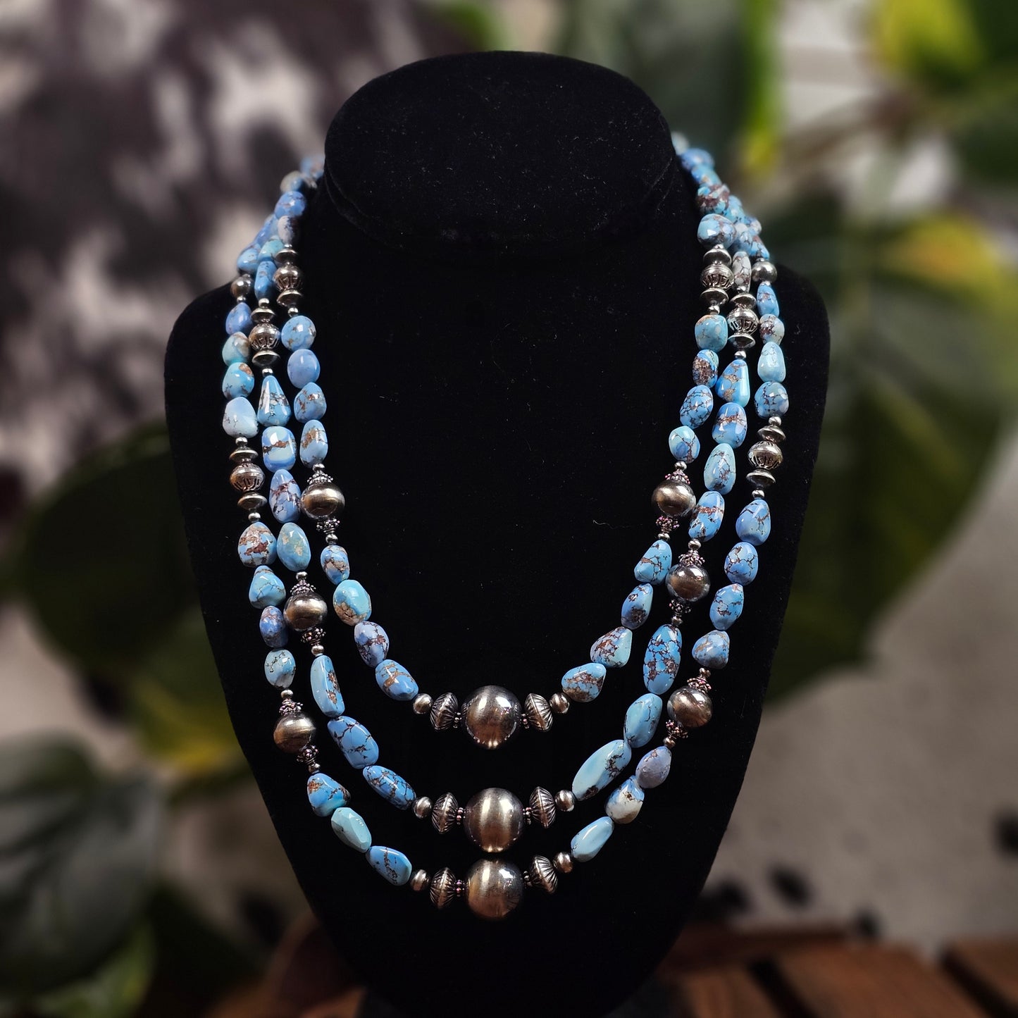 Golden Hills Turquoise Heishi Necklace - Various Styles