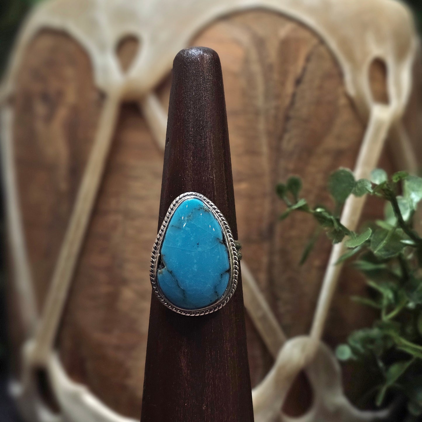 Kingman Turquoise Ring - Size 9