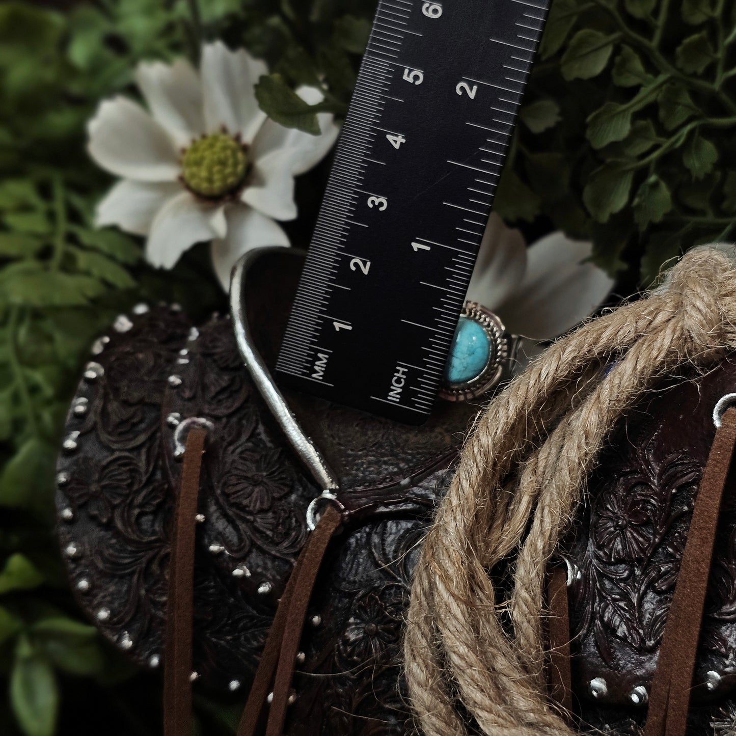 Turquoise Mountain Turquoise Ring - Size 6