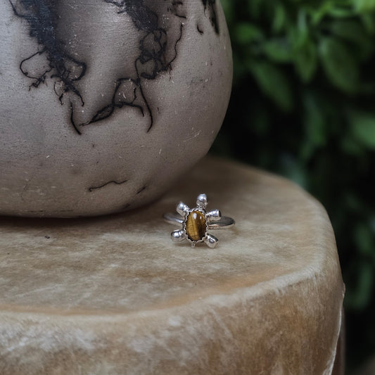 Tiger's Eye Ring - Size 5