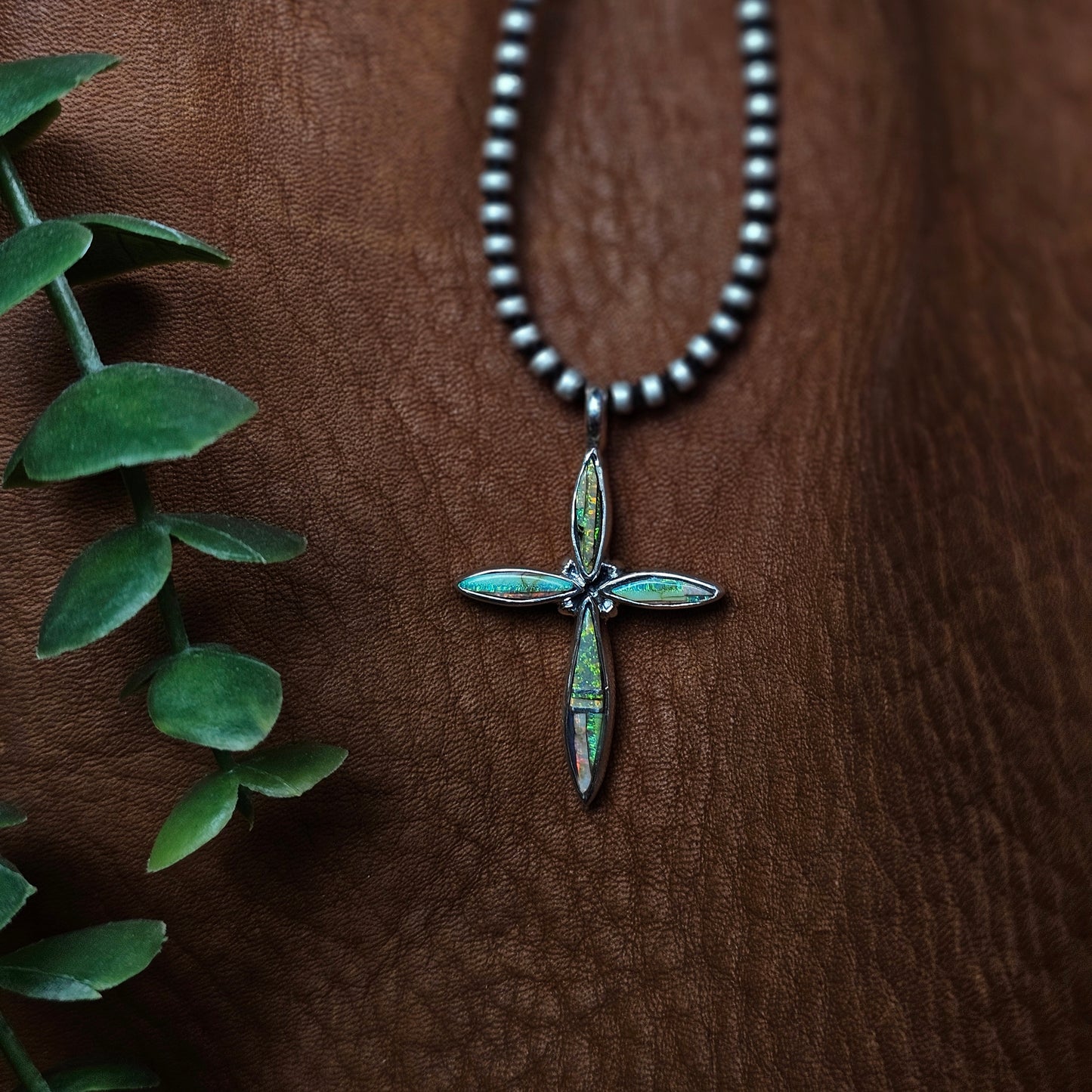 Zuni Necklace w/ Multi-Stone Inlay