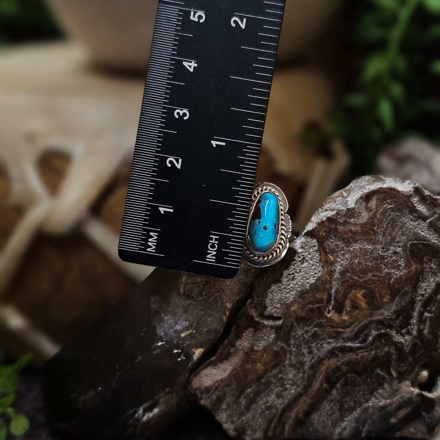 Sierra Nevada Turquoise Ring - Size 8.5