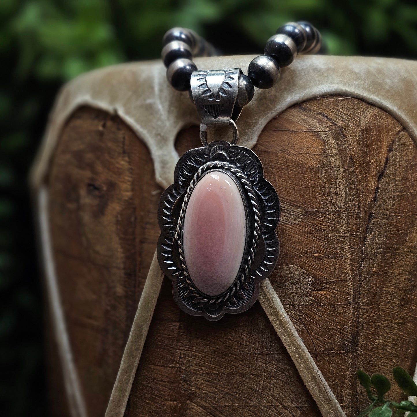 Pink Conch Necklace