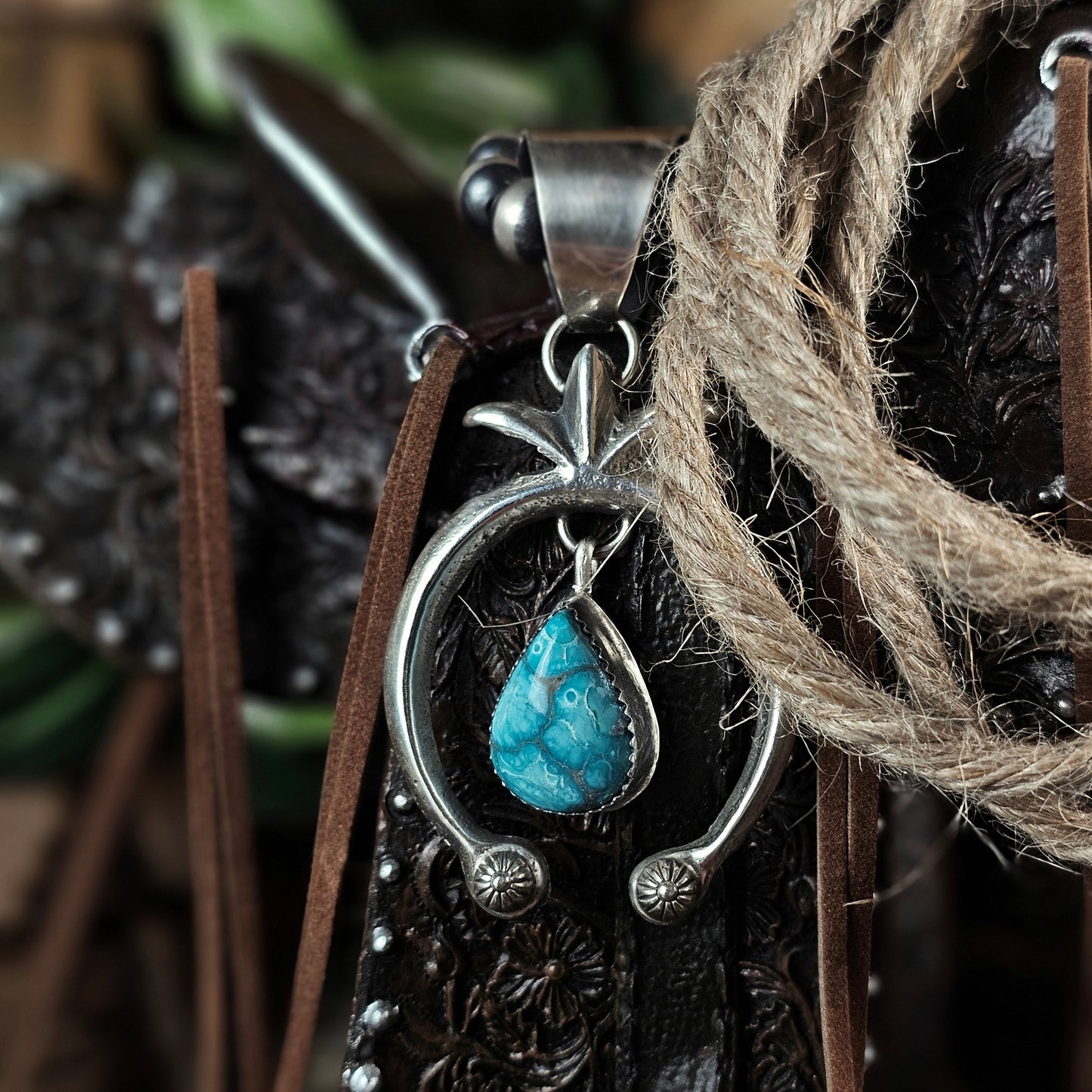 White Water Turquoise Necklace