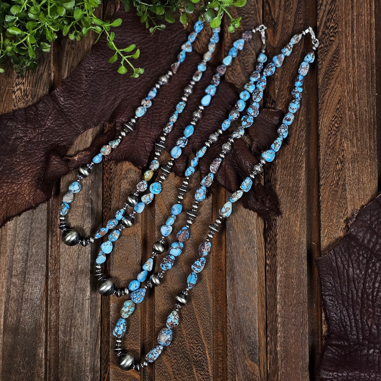 Golden Hills Turquoise Heishi Necklace - Various Styles