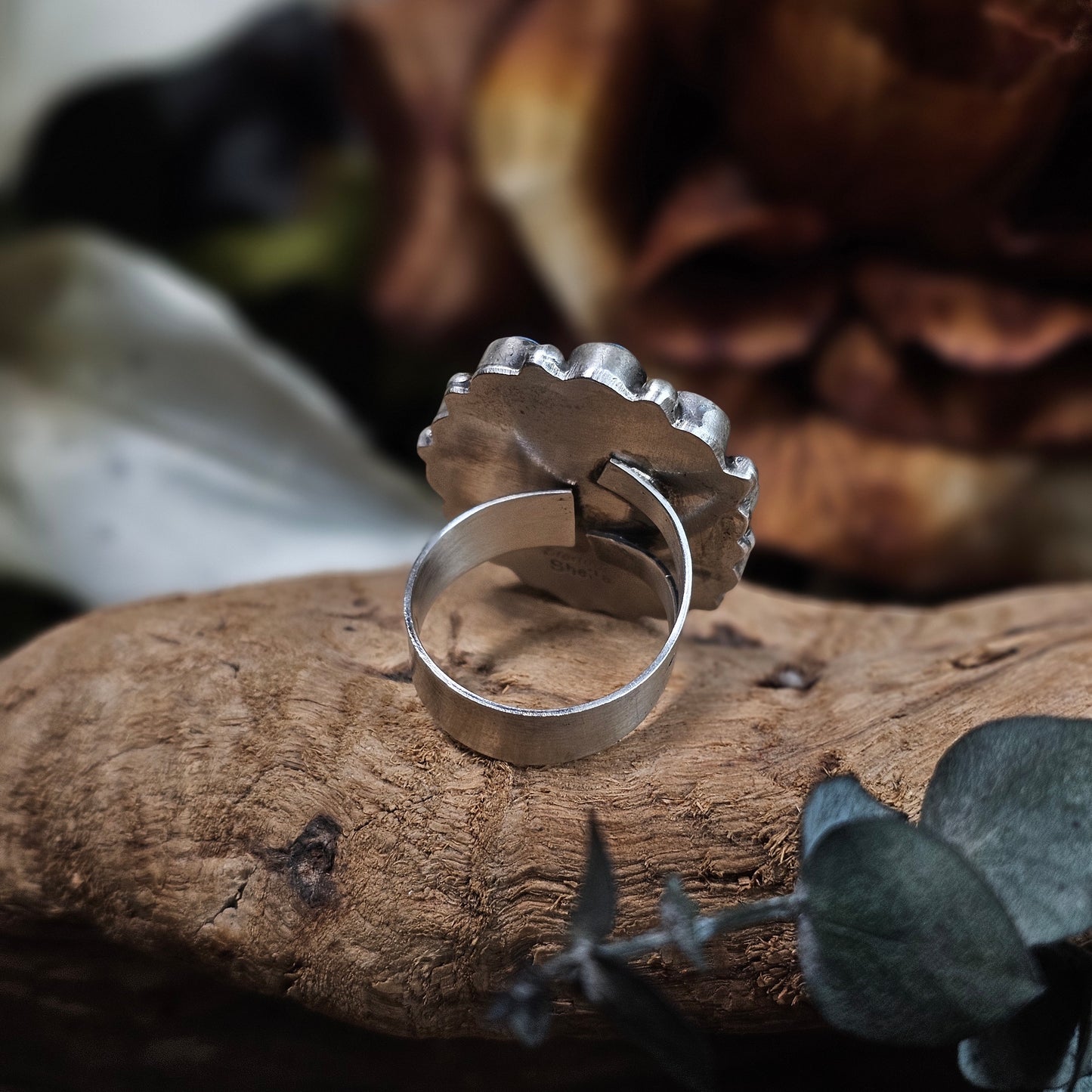 Adjustable Kingman Turquoise Ring