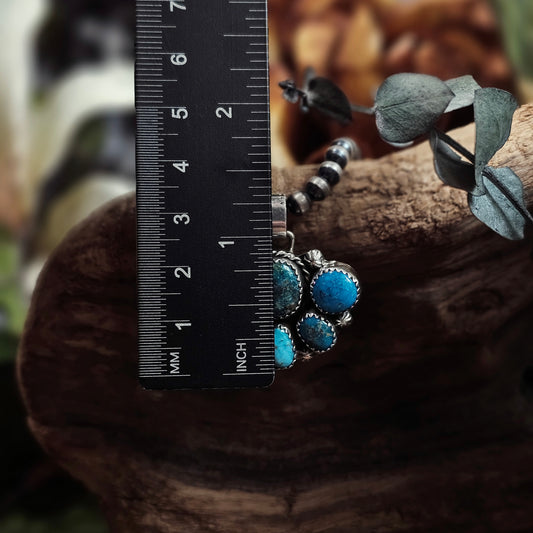 Nevada Turquoise Necklace w/ Kingman Turquoise and Pilot Mountain Turquoise