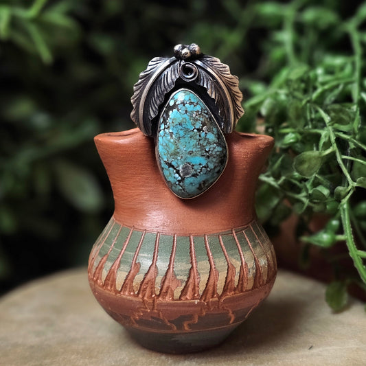 Pilot Mountain Turquoise Ring - Size 9