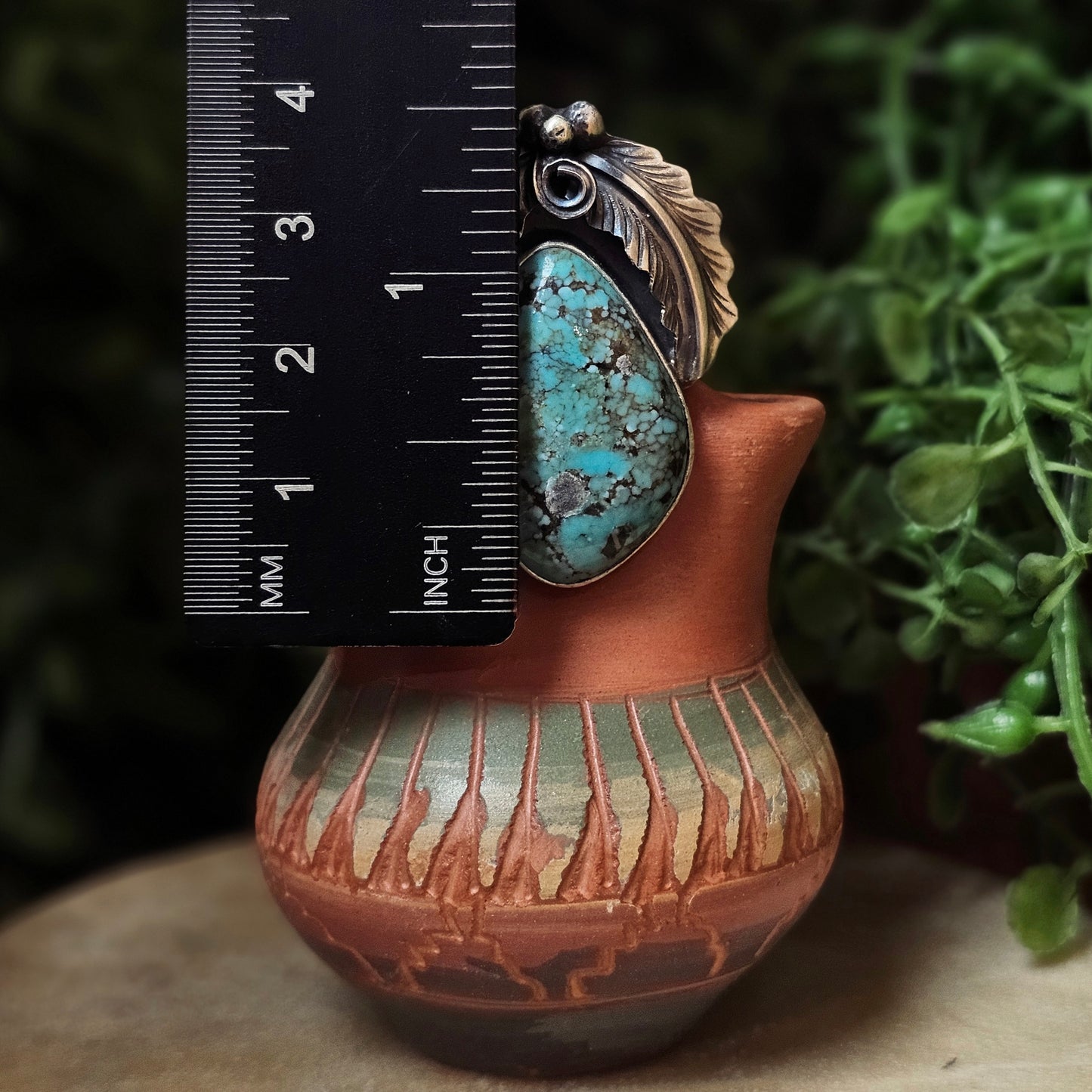 Pilot Mountain Turquoise Ring - Size 9