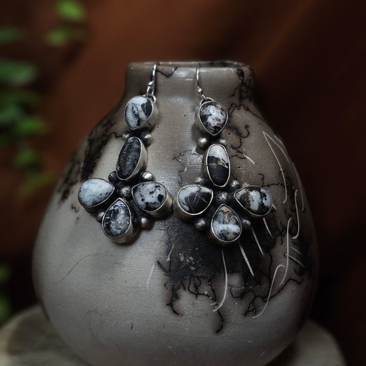 White Buffalo Earrings