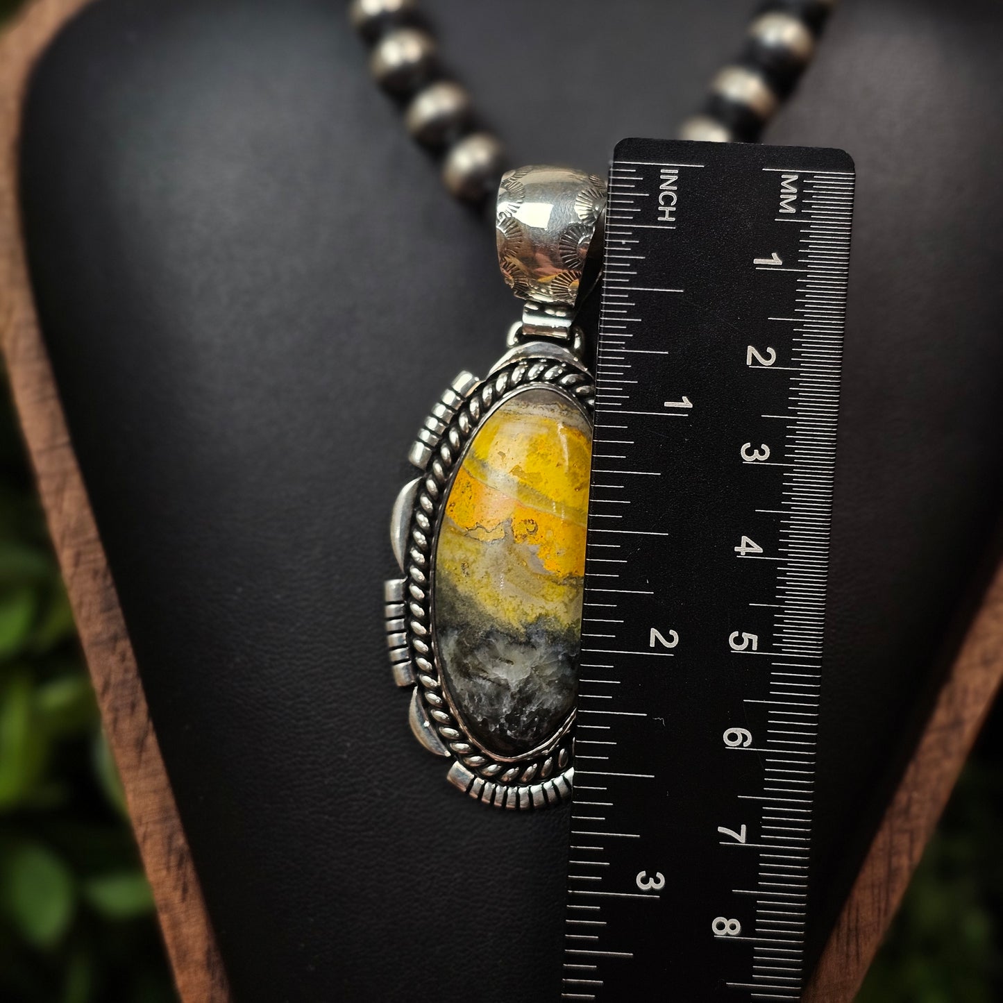 Bumble Bee Jasper Necklace