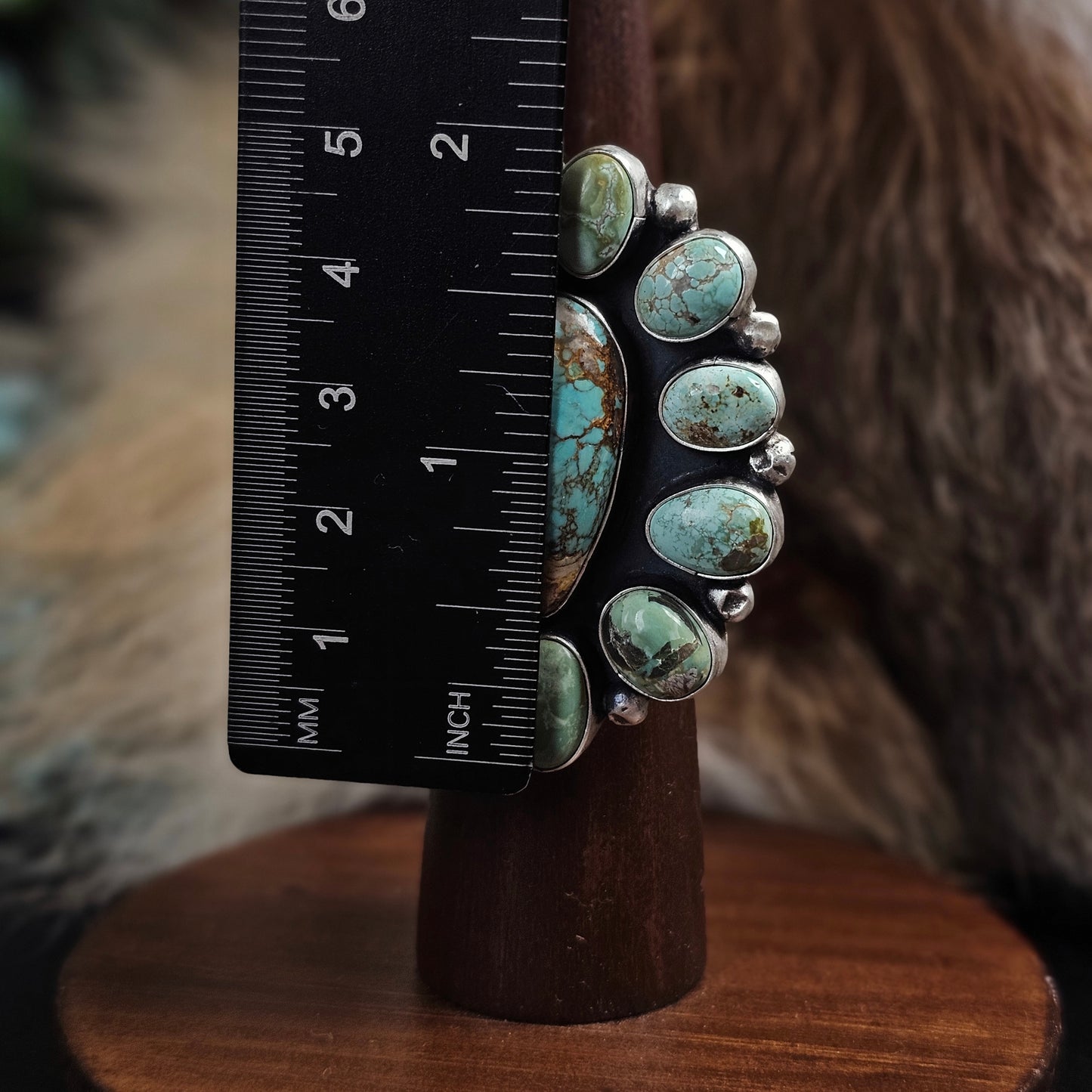 Adjustable Boulder Turquoise Ring