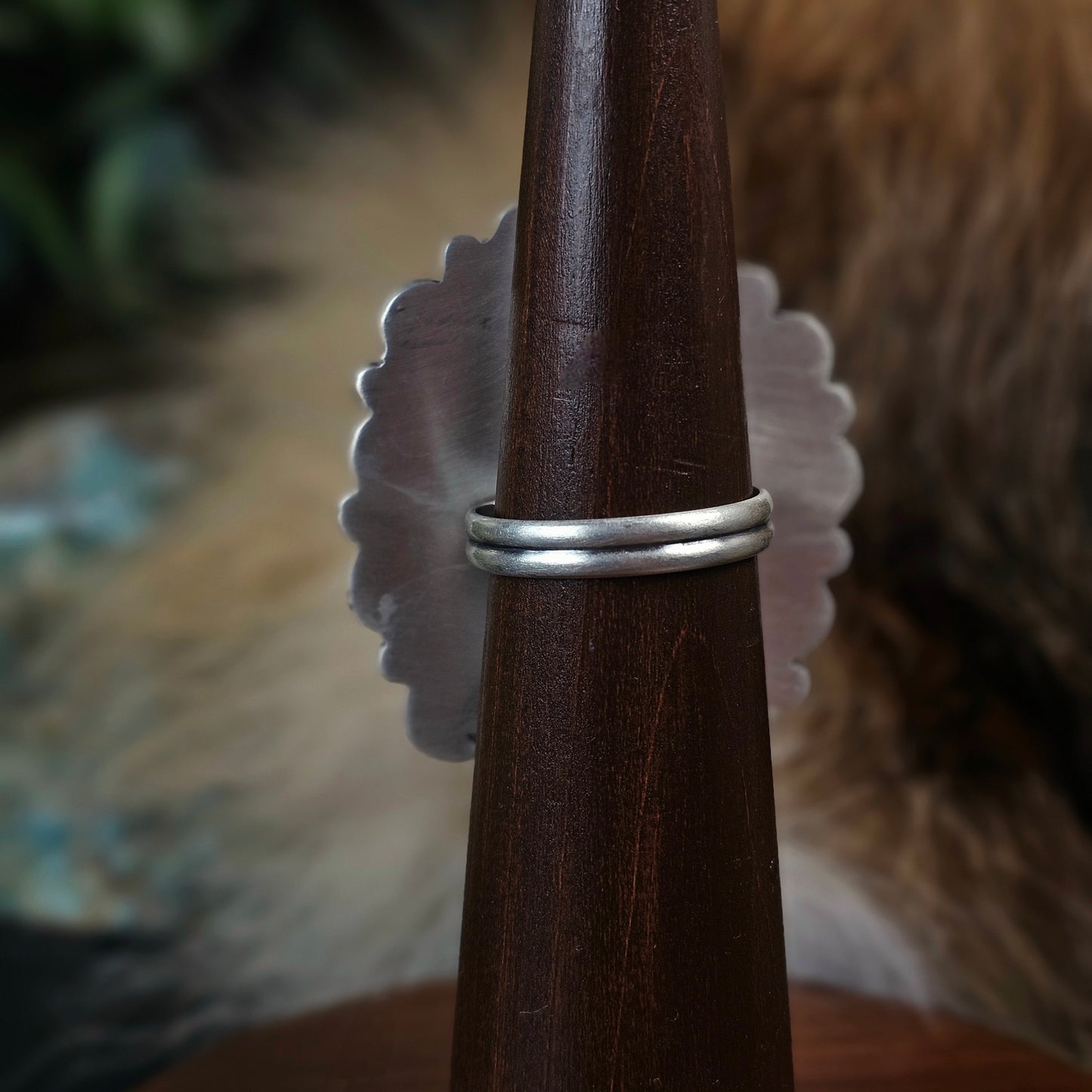 Adjustable Boulder Turquoise Ring