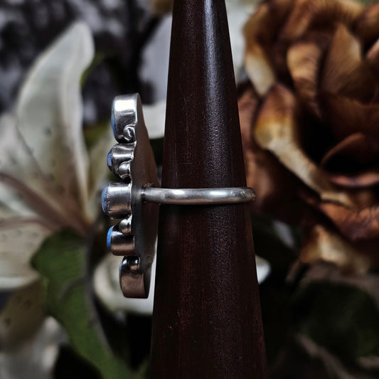 Adjustable Golden Hills Turquoise Ring