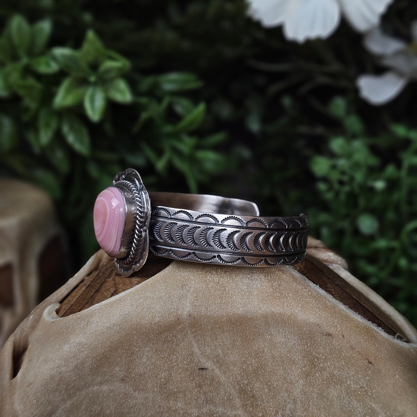 Pink Conch Bracelet