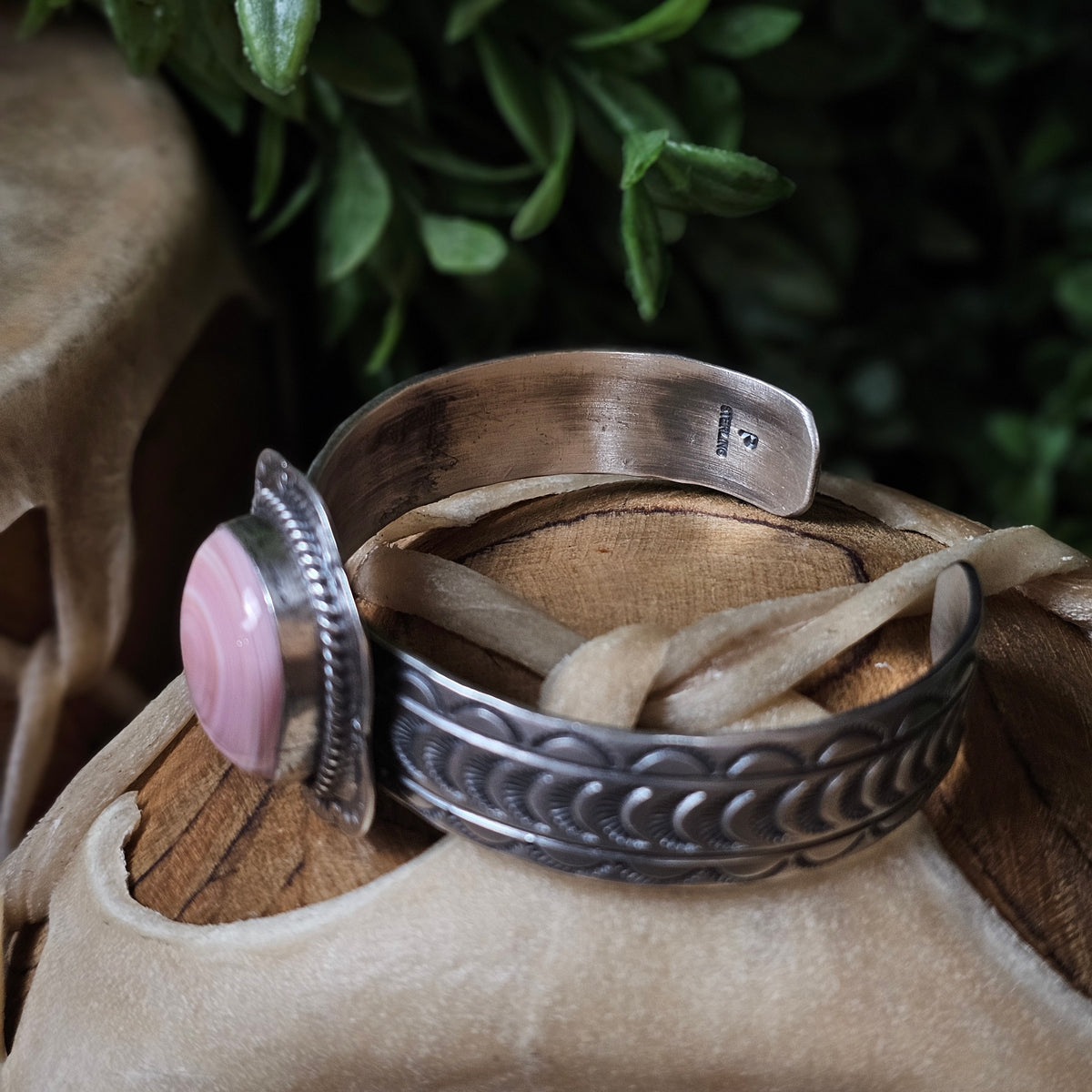 Pink Conch Bracelet