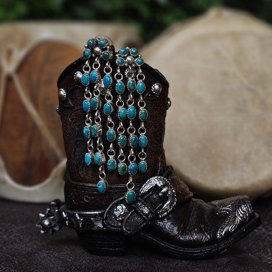 Pilot Mountain Turquoise Earrings