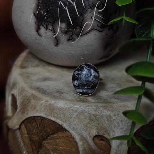 White Buffalo Ring - Size 5.5