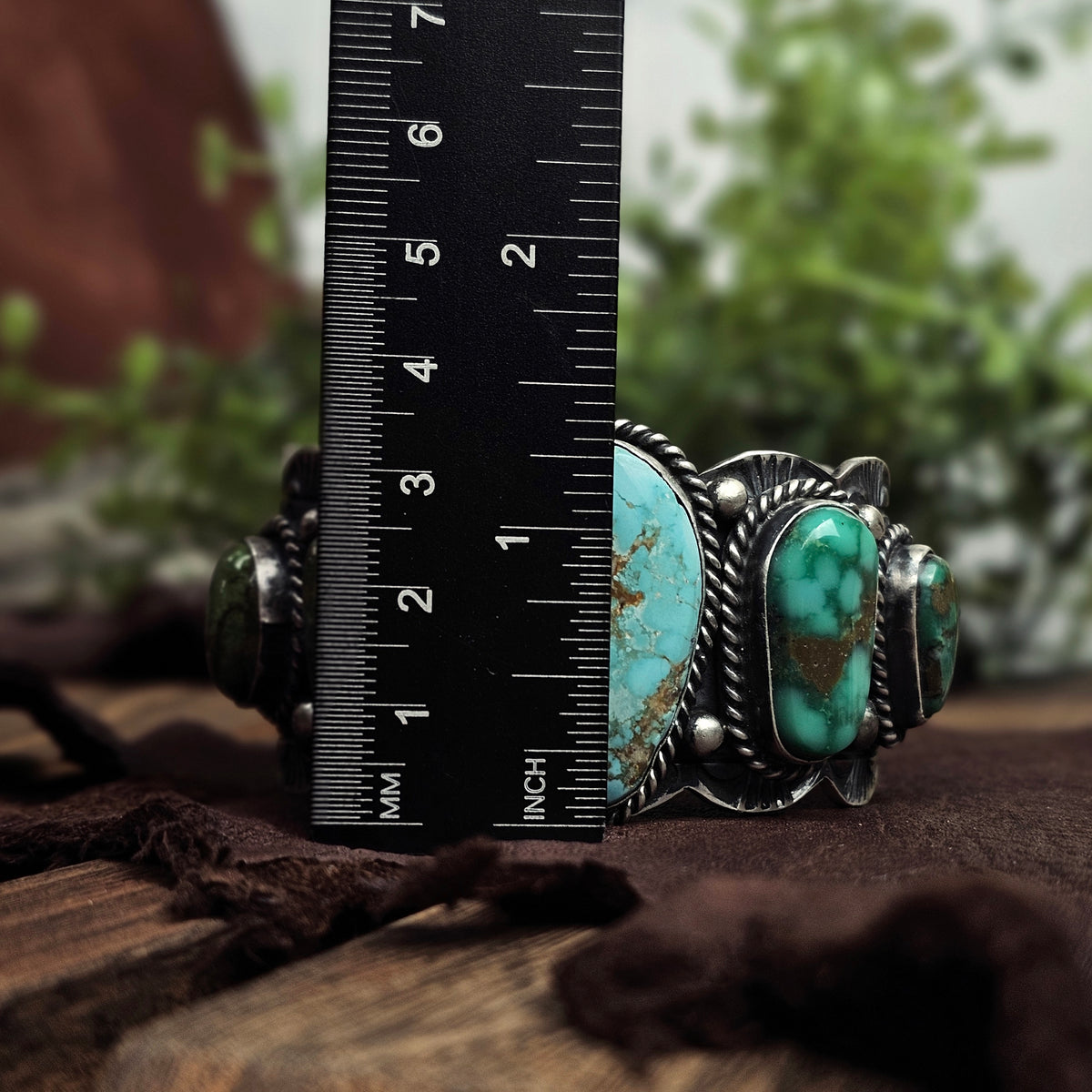 Sierra Nevada Turquoise Bracelet w/ Emerald Valley and Royston Turquoise
