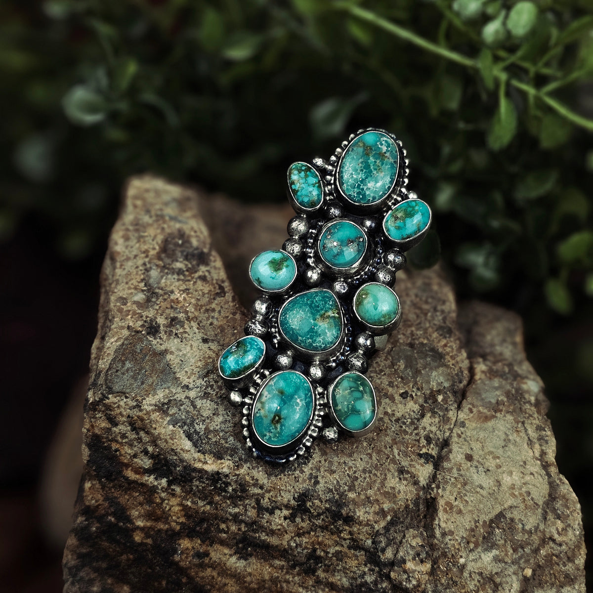 Sierra Nevada Turquoise Ring - Size 10