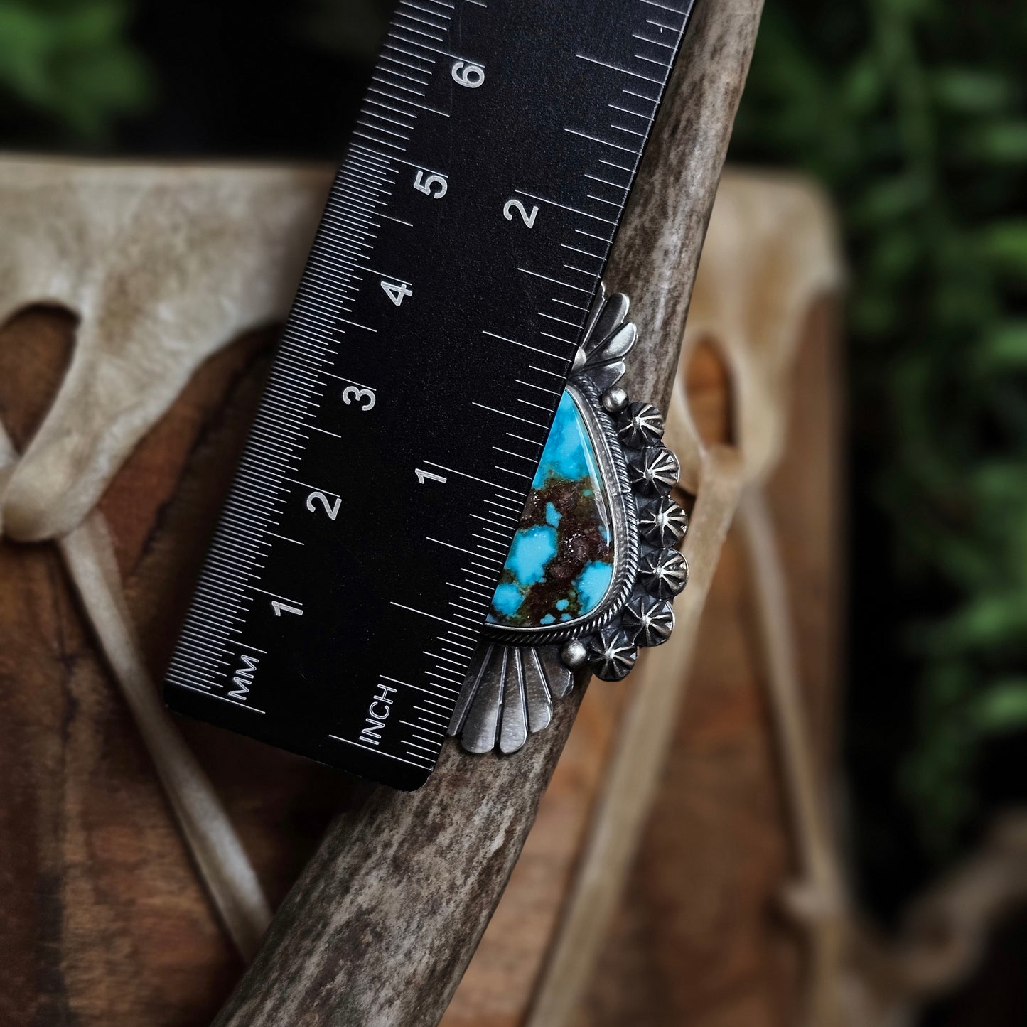 Sierra Nevada Turquoise Ring - Size 6.5