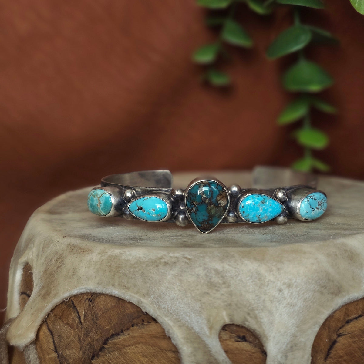White Water Turquoise Bracelet w/ Royston Turquoise