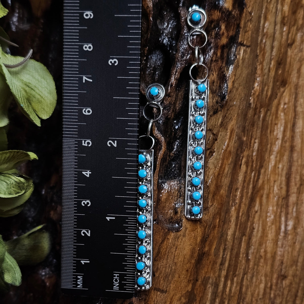 Sleeping Beauty Turquoise Earrings