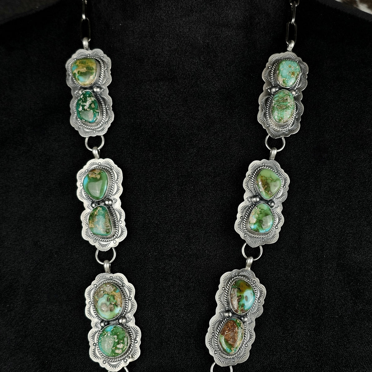 Sierra Nevada Turquoise Necklace w/ Sonoran Turquoise