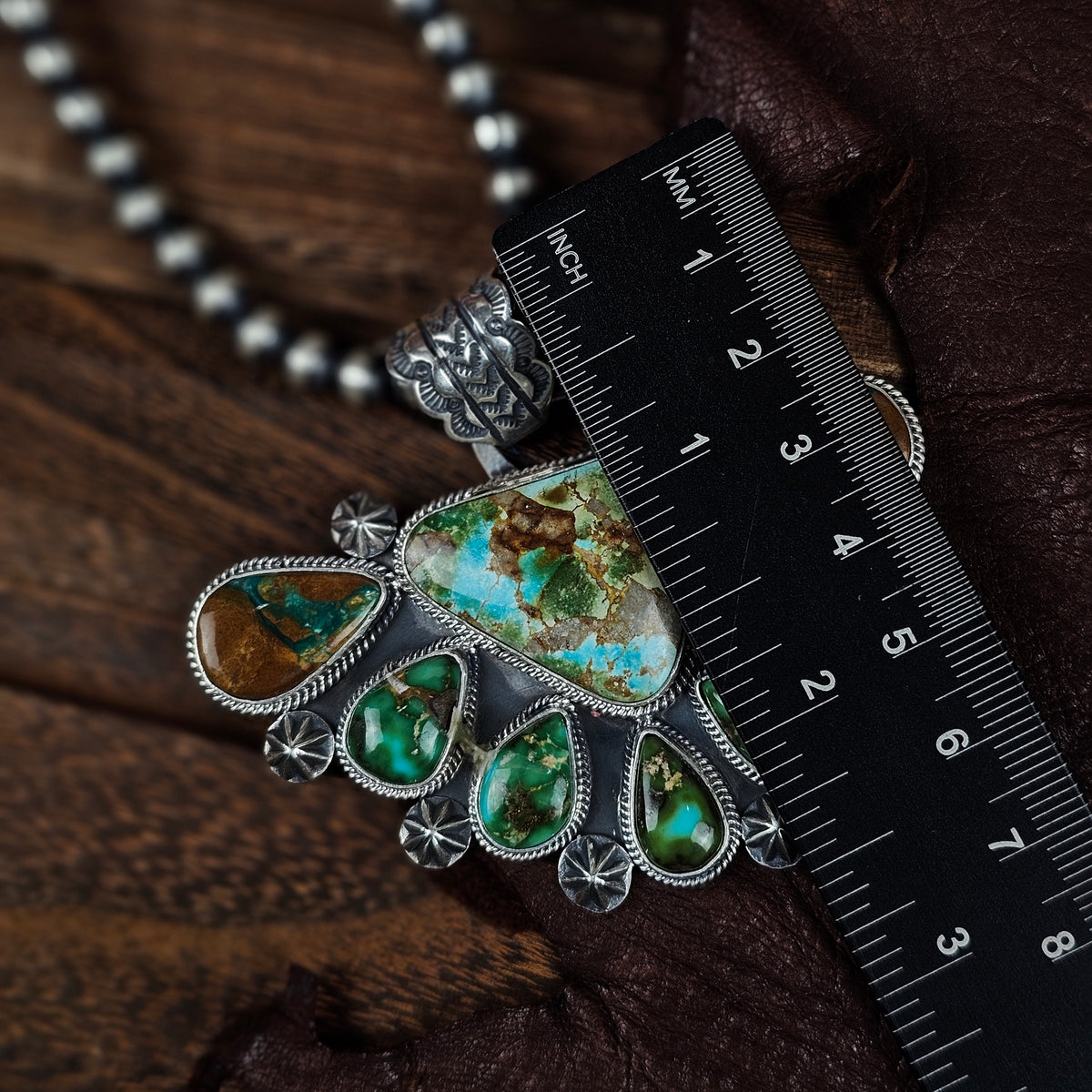 Royston Turquoise Necklace w/ Boulder Turquoise and Sonoran Turquoise