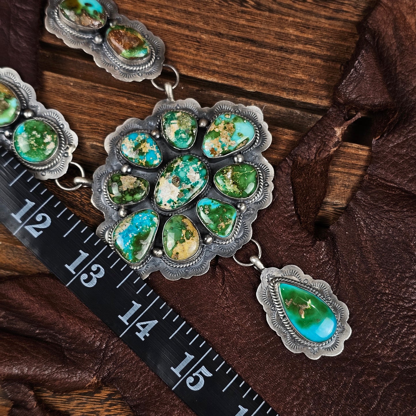 Sierra Nevada Turquoise Necklace w/ Sonoran Turquoise