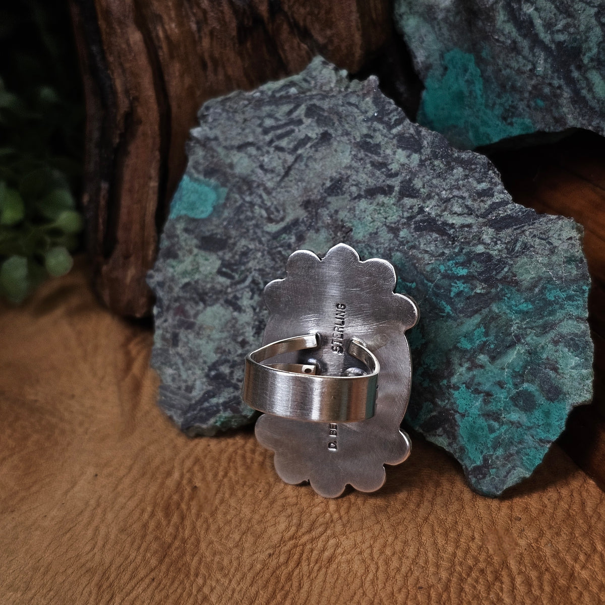 Number 8 Turquoise Ring - Size 6.5