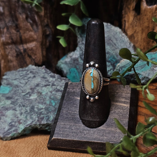 Boulder Turquoise Ring - Size 8