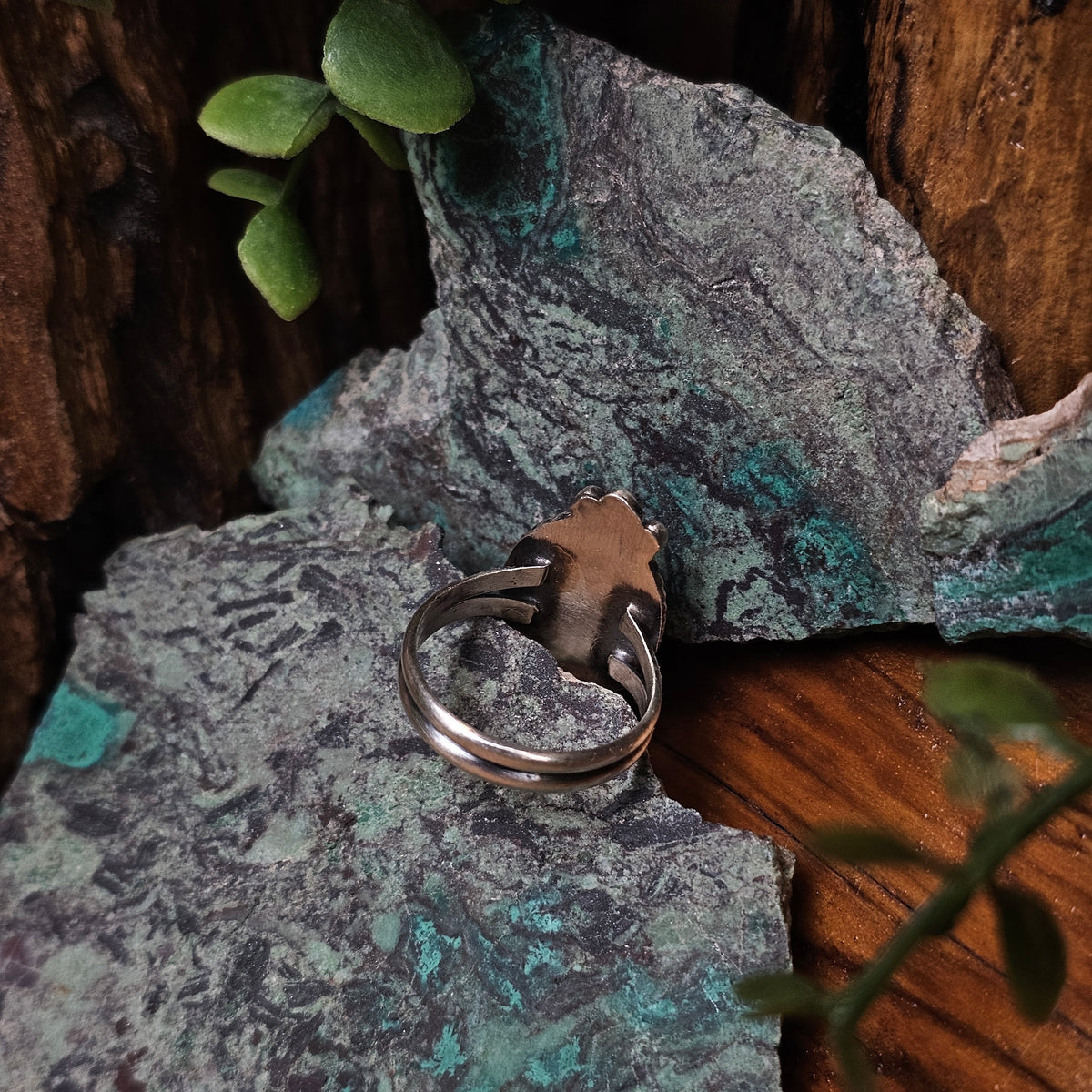 Boulder Turquoise Ring - Size 8