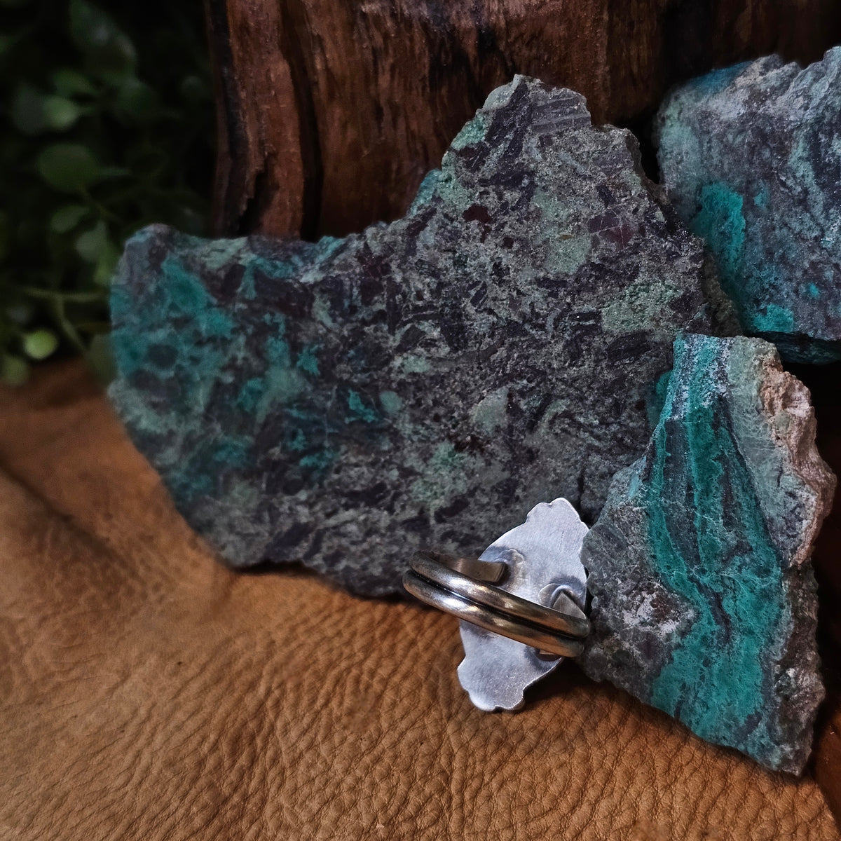 Boulder Turquoise Ring - Size 8