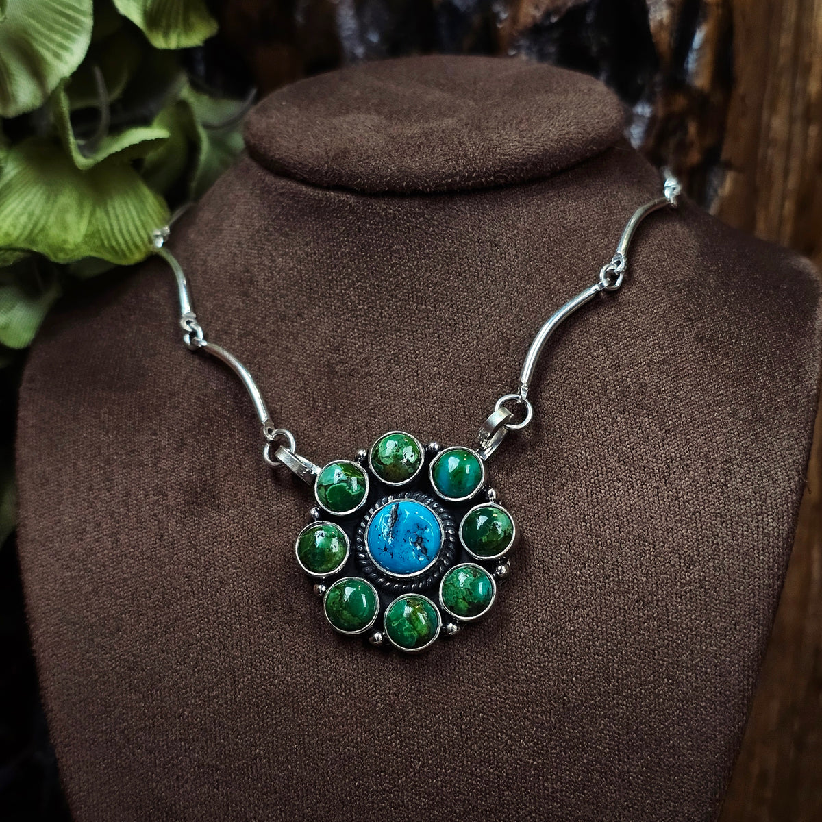 Sonoran Turquoise Necklace w/ Sleeping Beauty