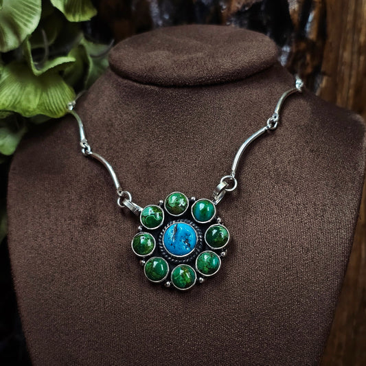 Sonoran Turquoise Necklace w/ Sleeping Beauty