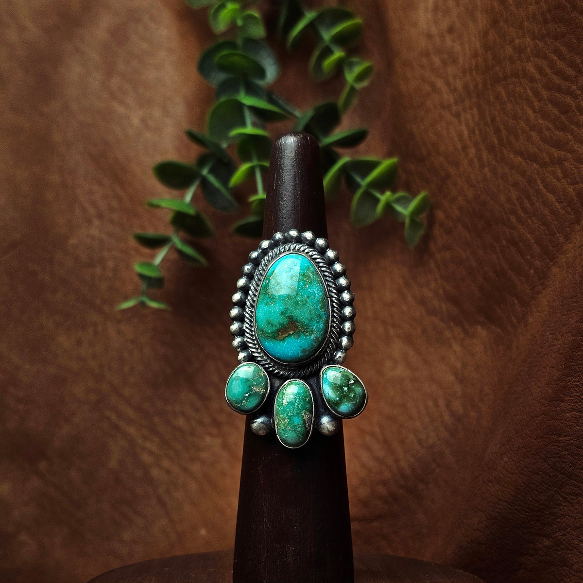 Sierra Nevada Turquoise Ring - Size 9