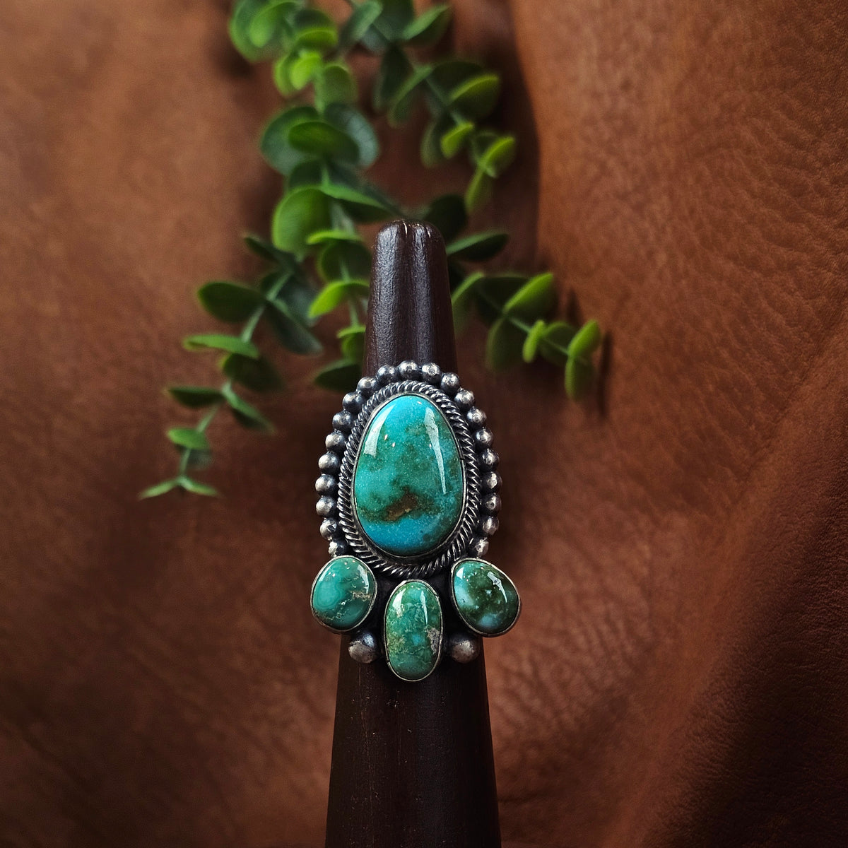 Sierra Nevada Turquoise Ring - Size 9