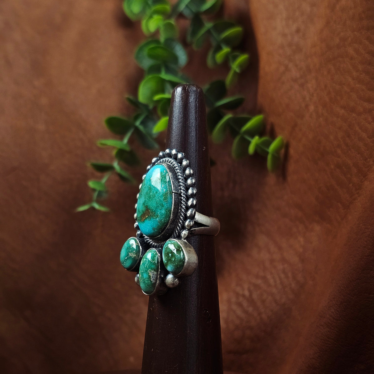 Sierra Nevada Turquoise Ring - Size 9