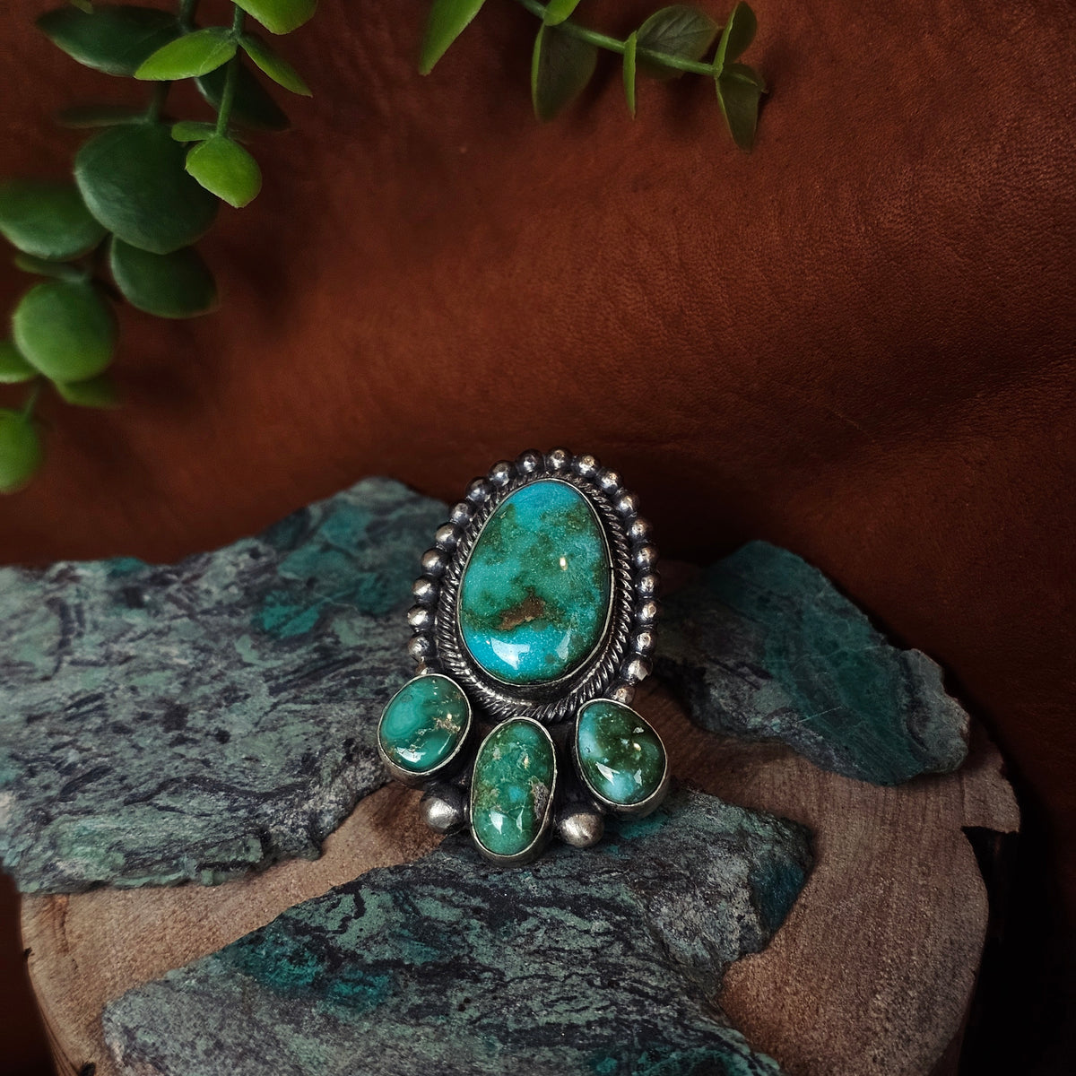 Sierra Nevada Turquoise Ring - Size 9
