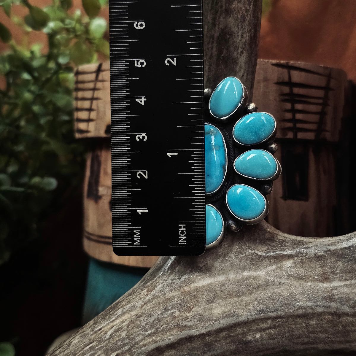 Adjustable Kingman Turquoise Ring