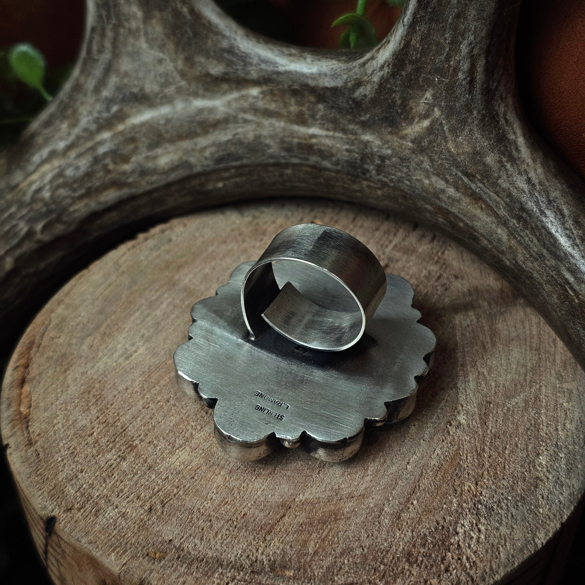Adjustable Kingman Turquoise Ring