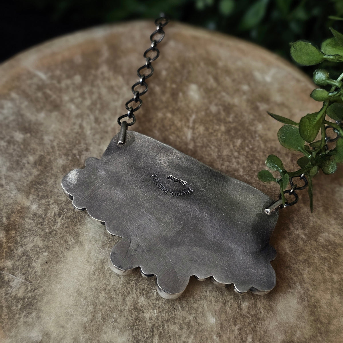 Boulder Turquoise Necklace w/ White Water Turquoise