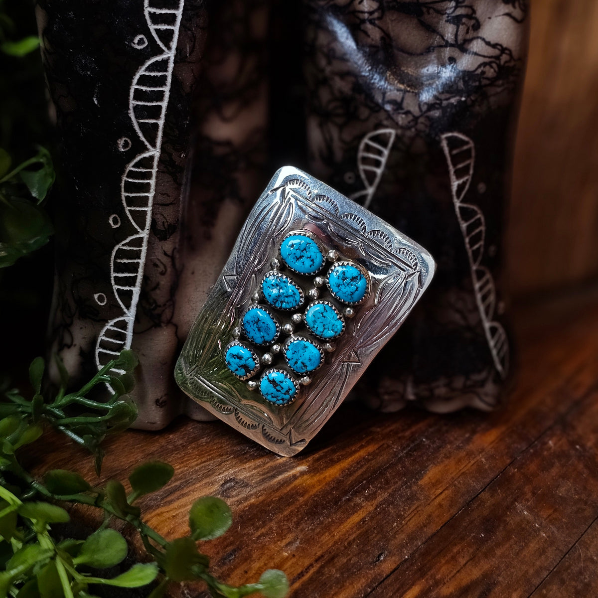 Sleeping Beauty Turquoise Bolo Tie