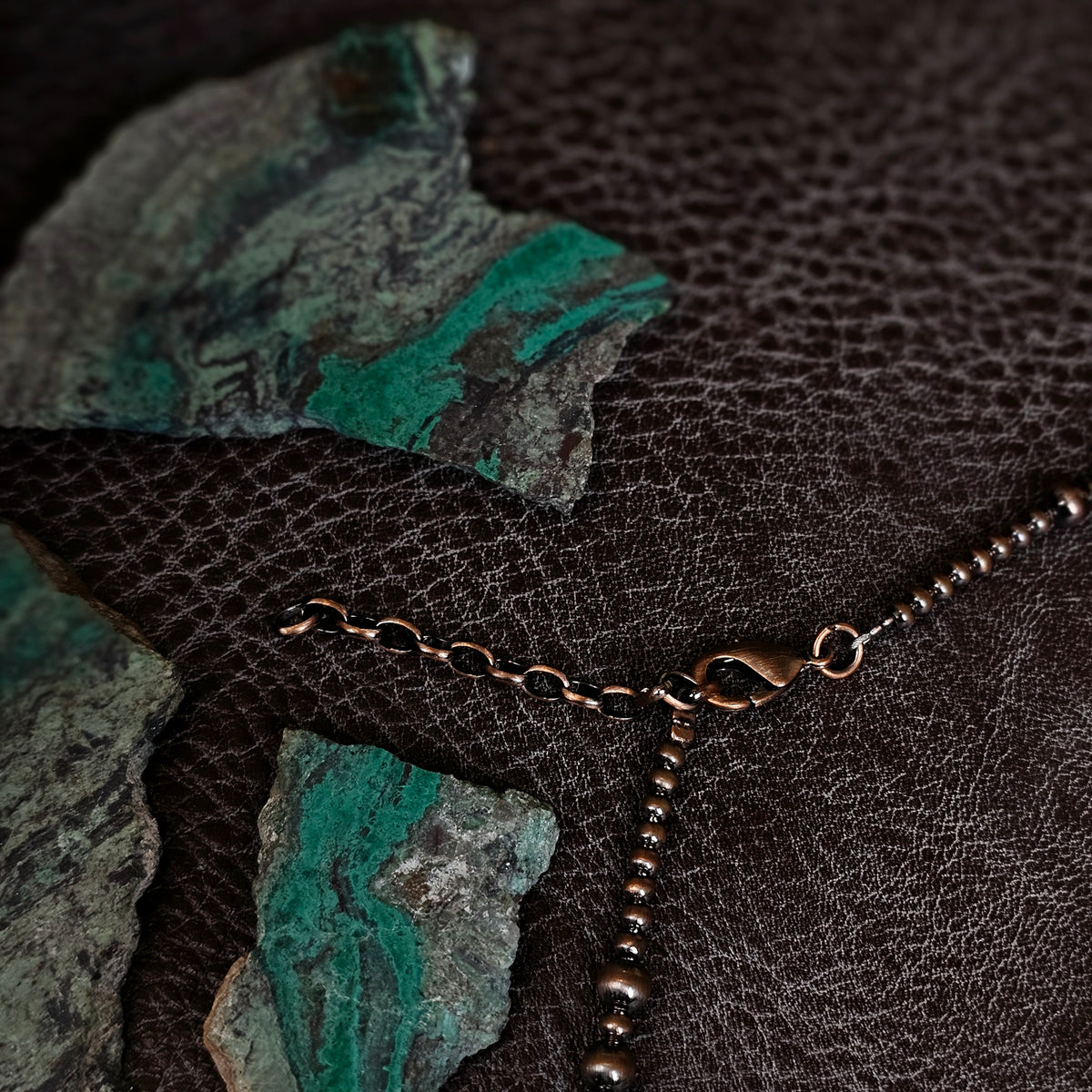 20in. Navajo Pearl Necklace w/ Copper